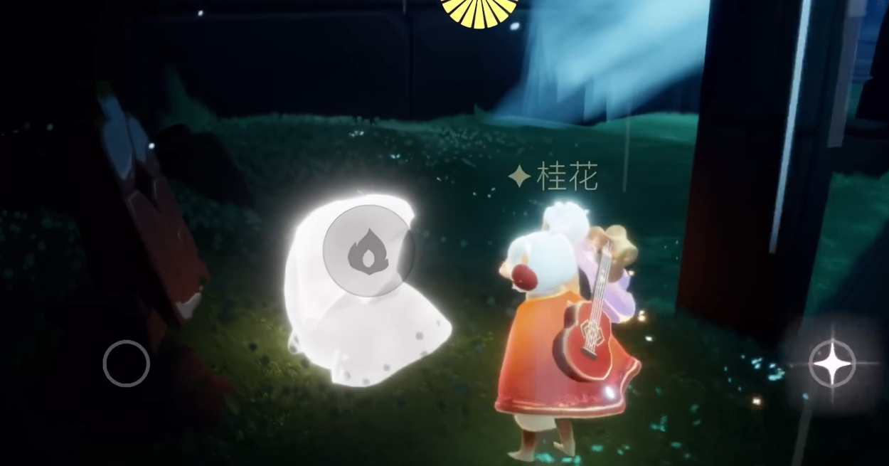 光遇怎么能飞到雨林上去找先祖