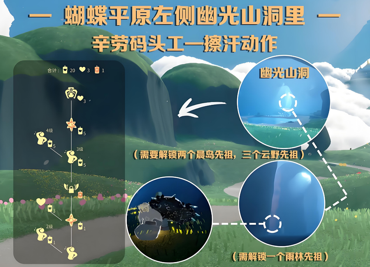 光遇云野还有什么先祖和小金人