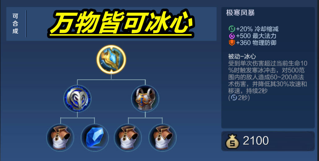 王者荣耀巅峰赛刘禅拆塔怎么出装