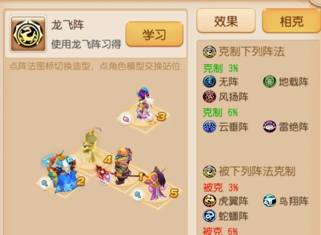 梦幻西游手游花果选什么阵法