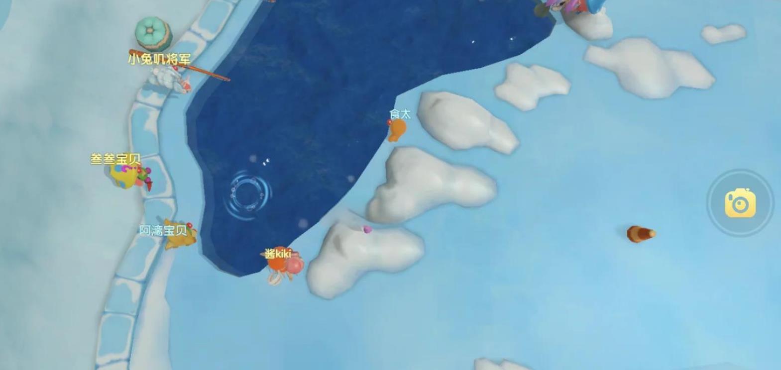 摩尔庄园冰川怎么钓雪鱼