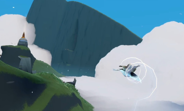 光遇如何背背螺旋飞