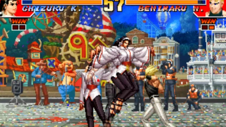 拳皇97神乐怎么打大门