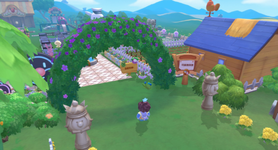 摩尔庄园怎么布置世外桃源