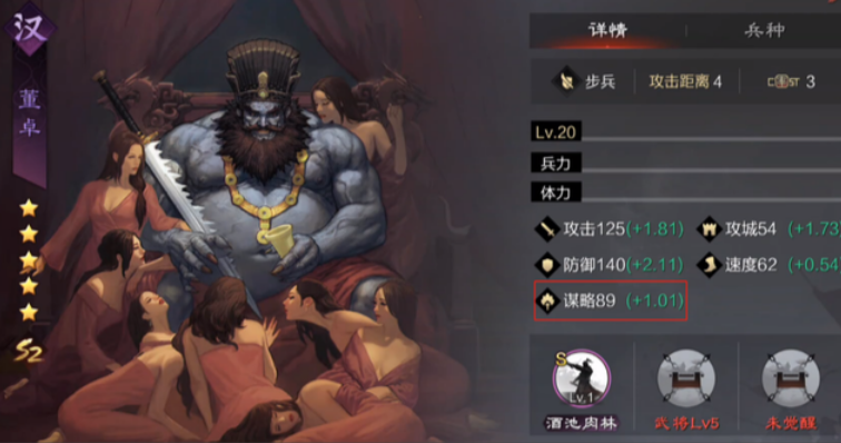率土之滨五星汉董卓怎么组