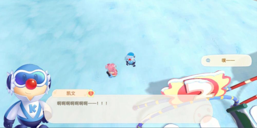 摩尔庄园滑雪板怎么滑