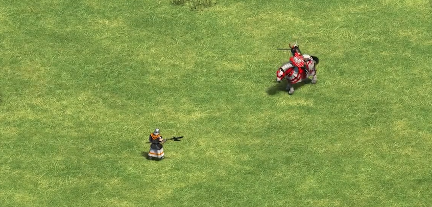 帝国时代2长戟兵怕什么武器
