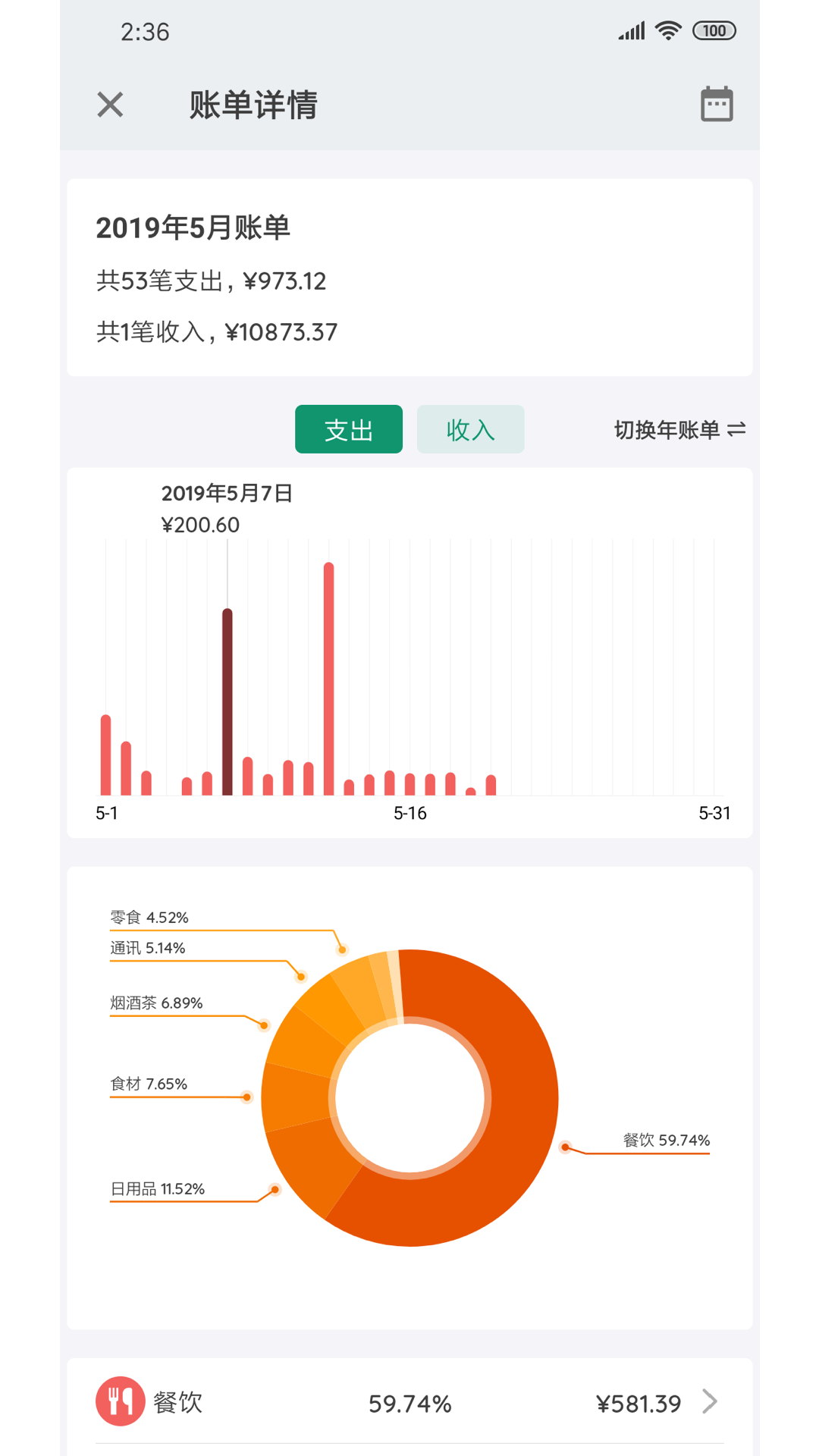我的记账本截图1