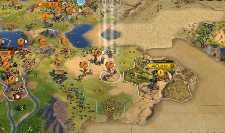 文明6出生在沙漠怎么玩