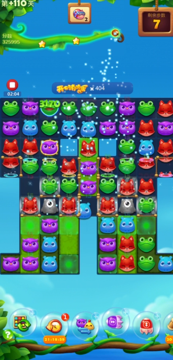 开心消消乐110怎么过