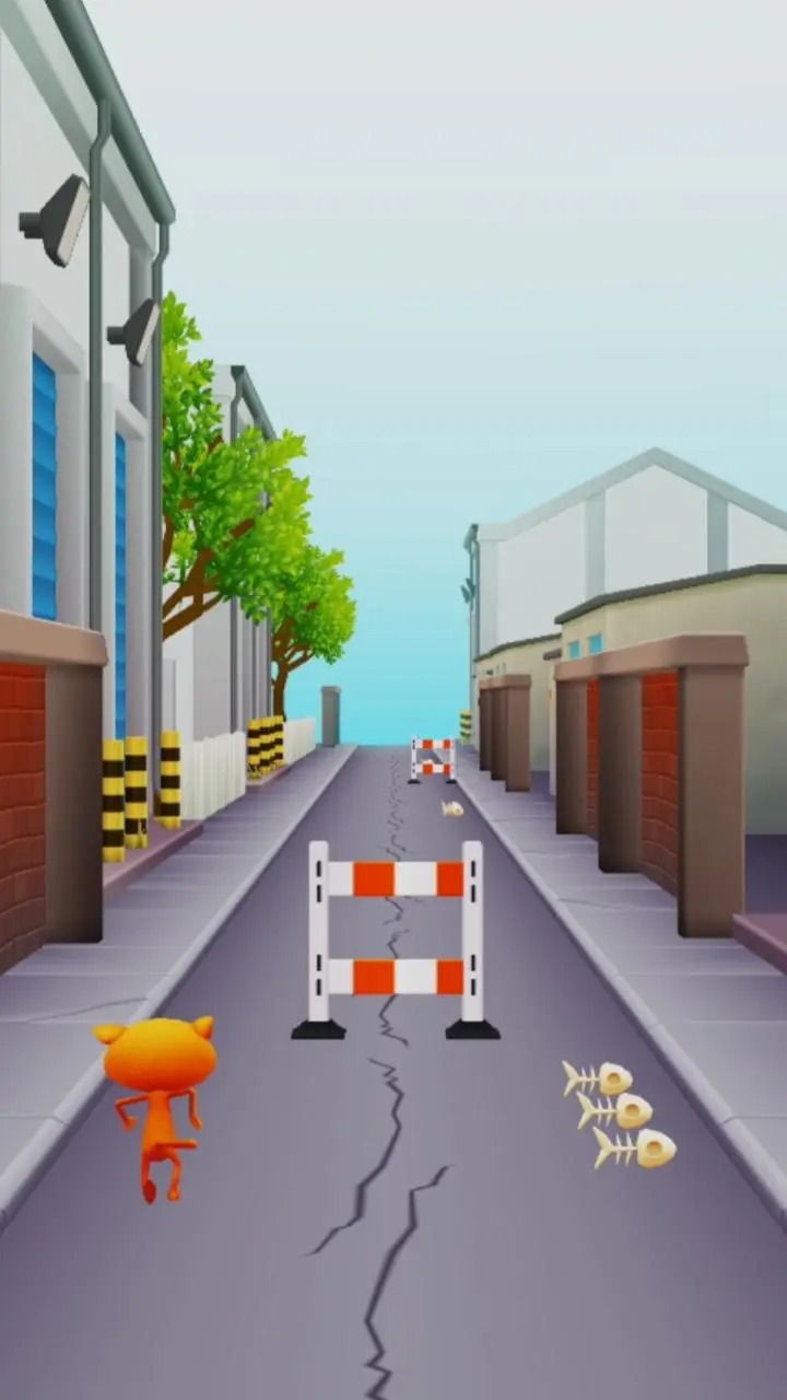 懒猫跑酷截图3