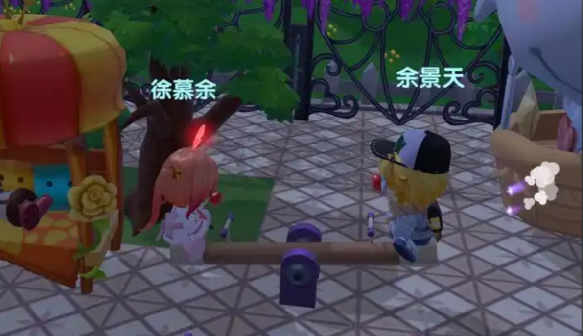 摩尔庄园中拉姆跷跷板怎么使用