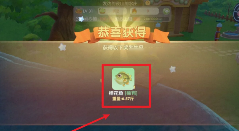 摩尔庄园桂花鱼怎么获得