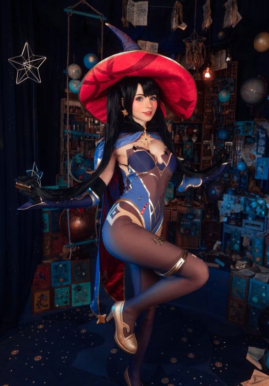 这样的莫娜我养爆！《原神》兔女郎莫娜COS鉴赏