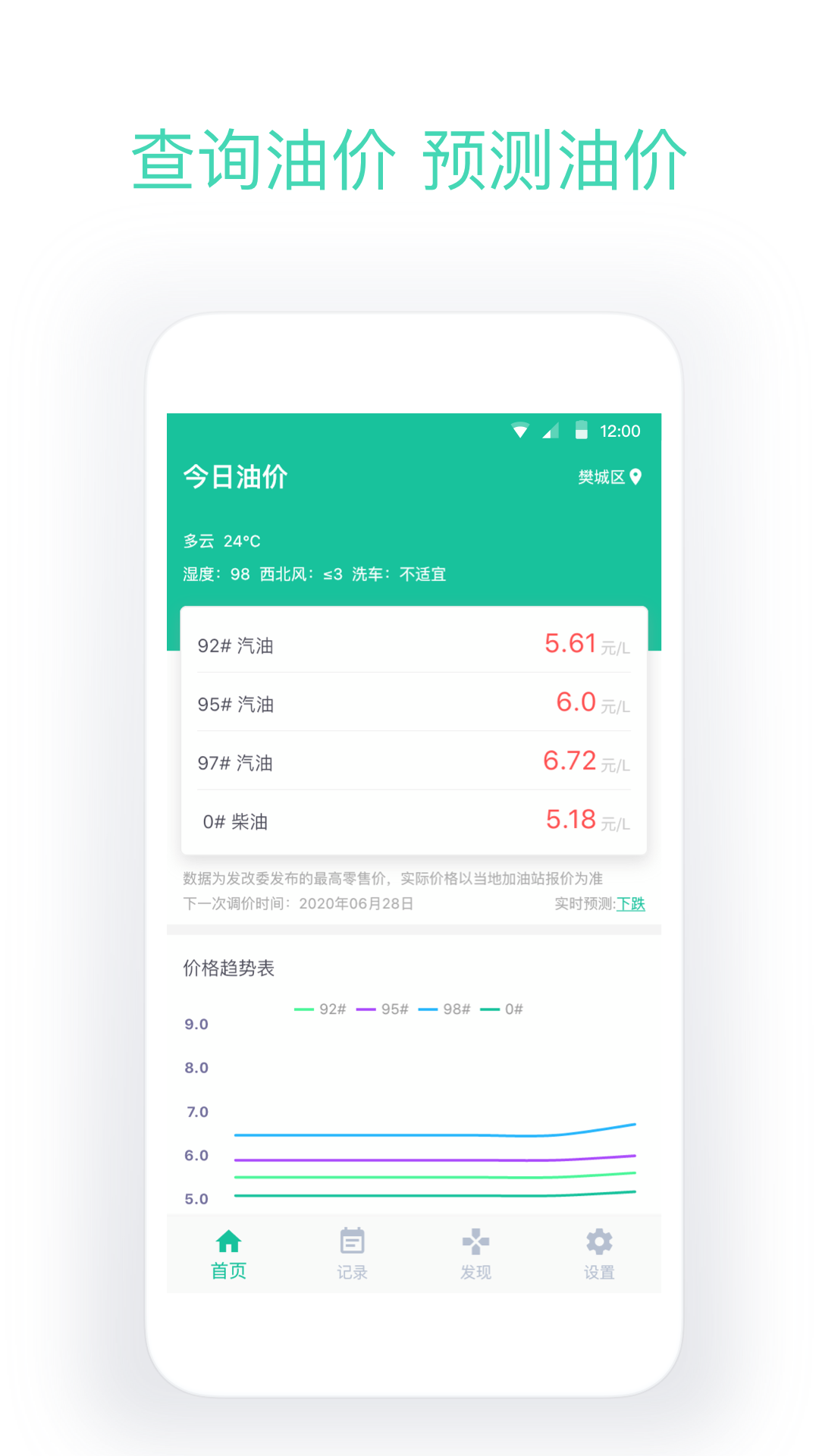 油价公告截图1