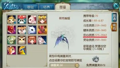 梦幻诛仙手游宠物6技能加点