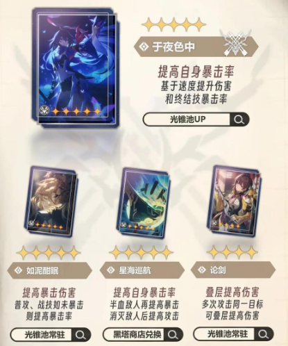 崩坏星穹铁道素裳光锥遗器选择推荐