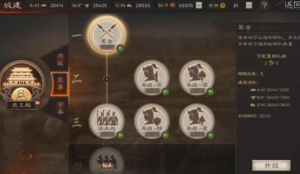 三国志战略版5级地用什么兵种