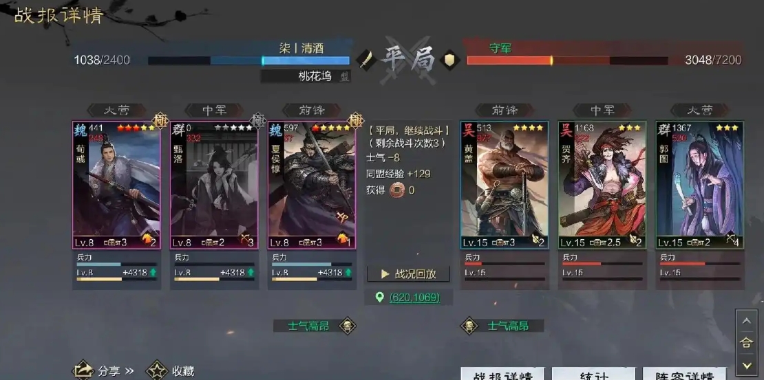 率土之滨荀彧怎么搭配 率土之滨荀彧怎么搭配