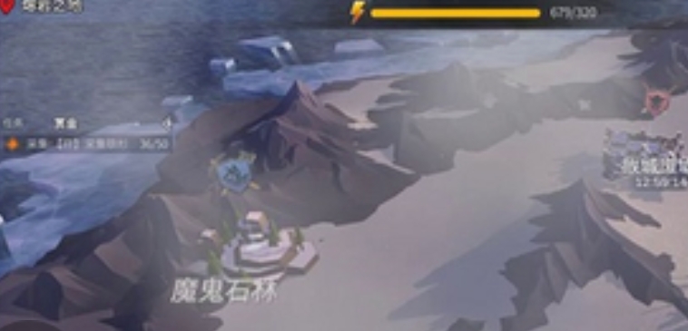 冰原守卫者魔鬼石林资源怎么采集