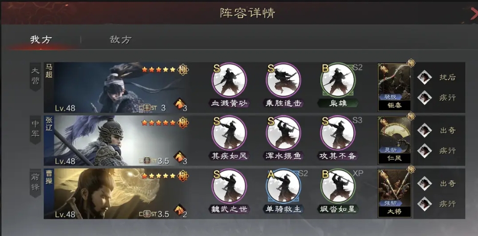 率土之滨鬼吕和马超怎么组