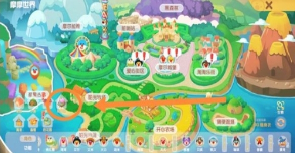 摩尔庄园礼品店怎么进去 摩尔庄园礼品店怎么进去