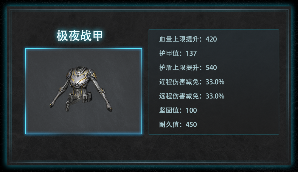 明日之后极夜战甲怎么制作