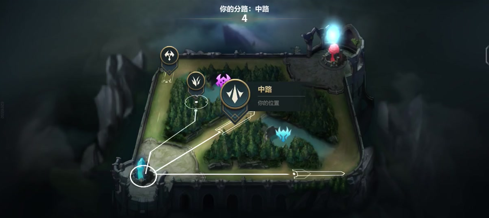 英雄联盟手游如何分配到中路