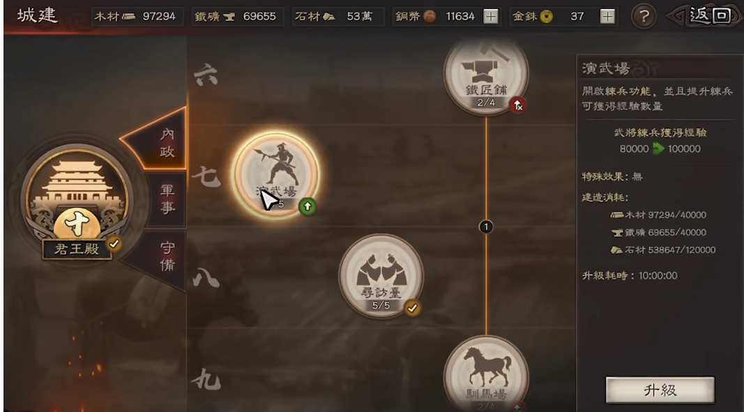 三国志战略版如何铜币加成