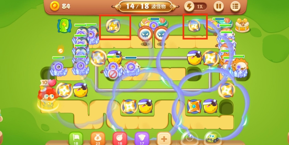 保卫萝卜3游乐场4关怎么过
