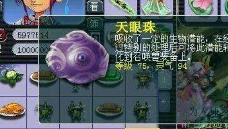 梦幻西游天眼珠等级和什么有关 梦幻西游天眼珠等级和什么有关