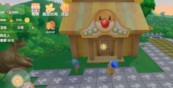 摩尔庄园小屋怎么变成方形的