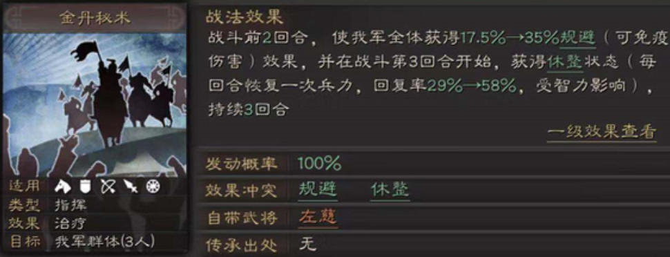 三国志战略版给左慈配什么战法