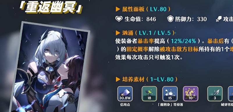崩坏星穹铁道巡猎类光锥效果有什么