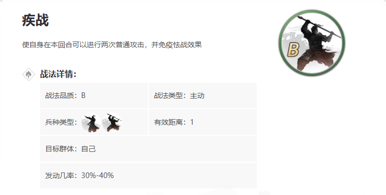 率土之滨疾战怎么弄