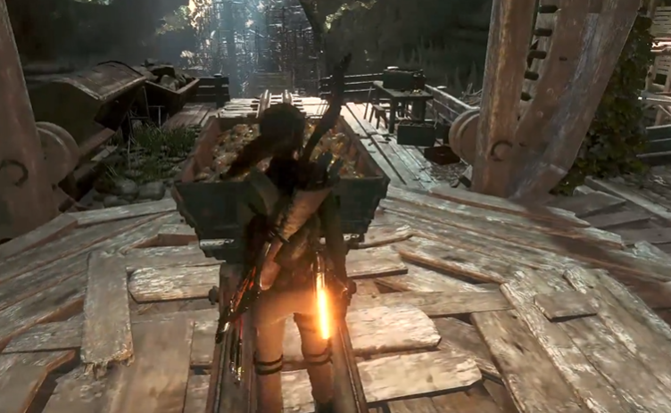 古墓丽影崛起审判矿坑怎么进