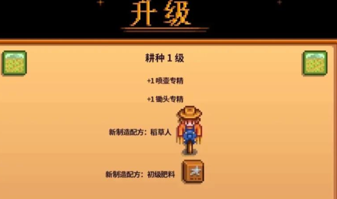 星露谷物语耕种5级选什么