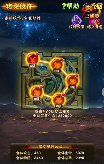 少年三国志铭文有什么用