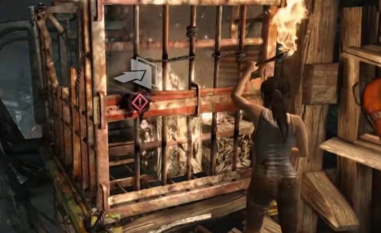 古墓丽影9瀑布笼子怎么过