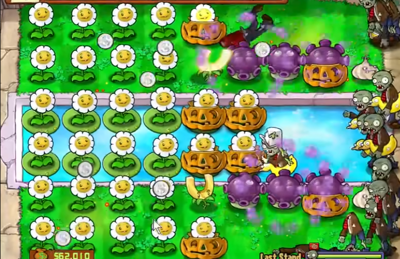 植物大战僵尸刷钱阵法怎么搭配的