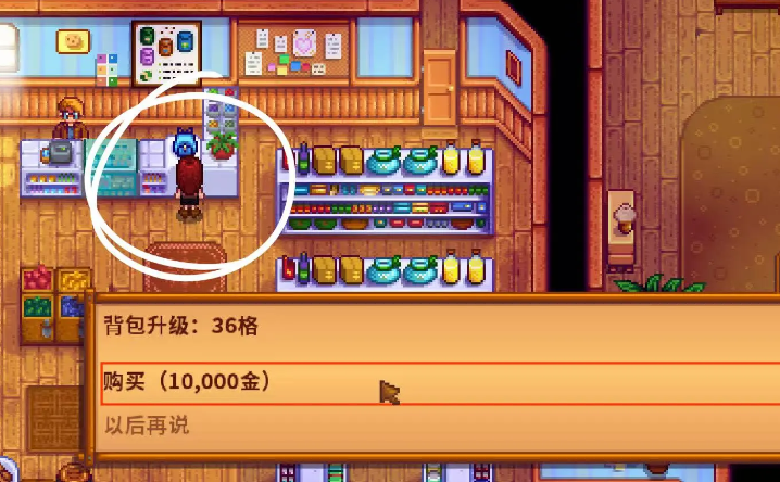 星露谷物语怎么把背包扩大