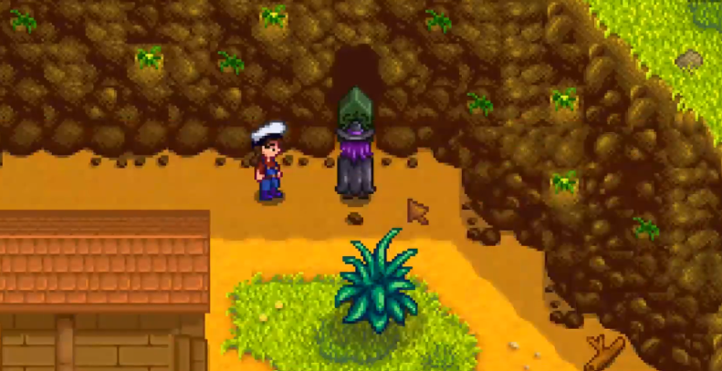 星露谷物语如何触发女巫任务