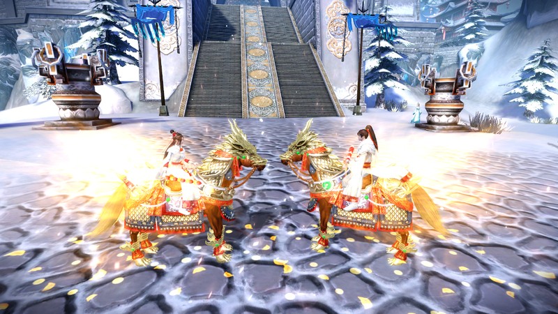 雪落苏城福利加&ldquo;马&rdquo;,《九阴真经3D》新春版本现已上线