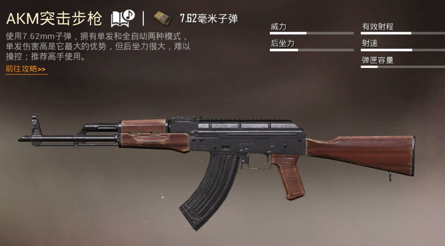 绝地求生手游什么枪最有杀伤力