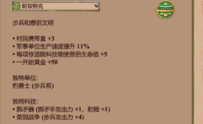 帝国时代2阿兹特克僧侣怎么用