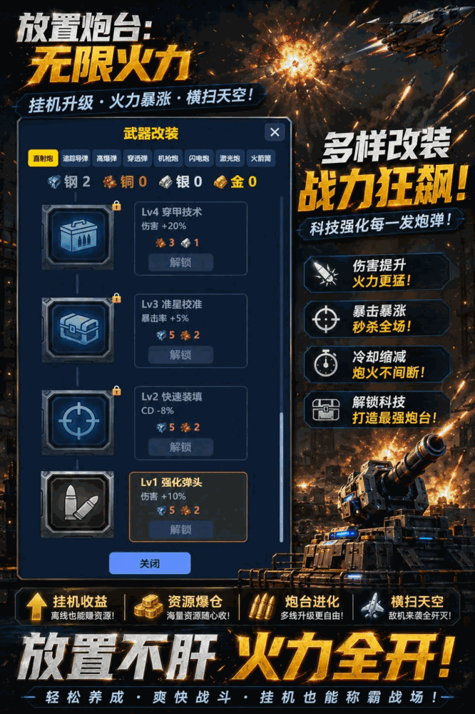 放置炮台无限火力截图4