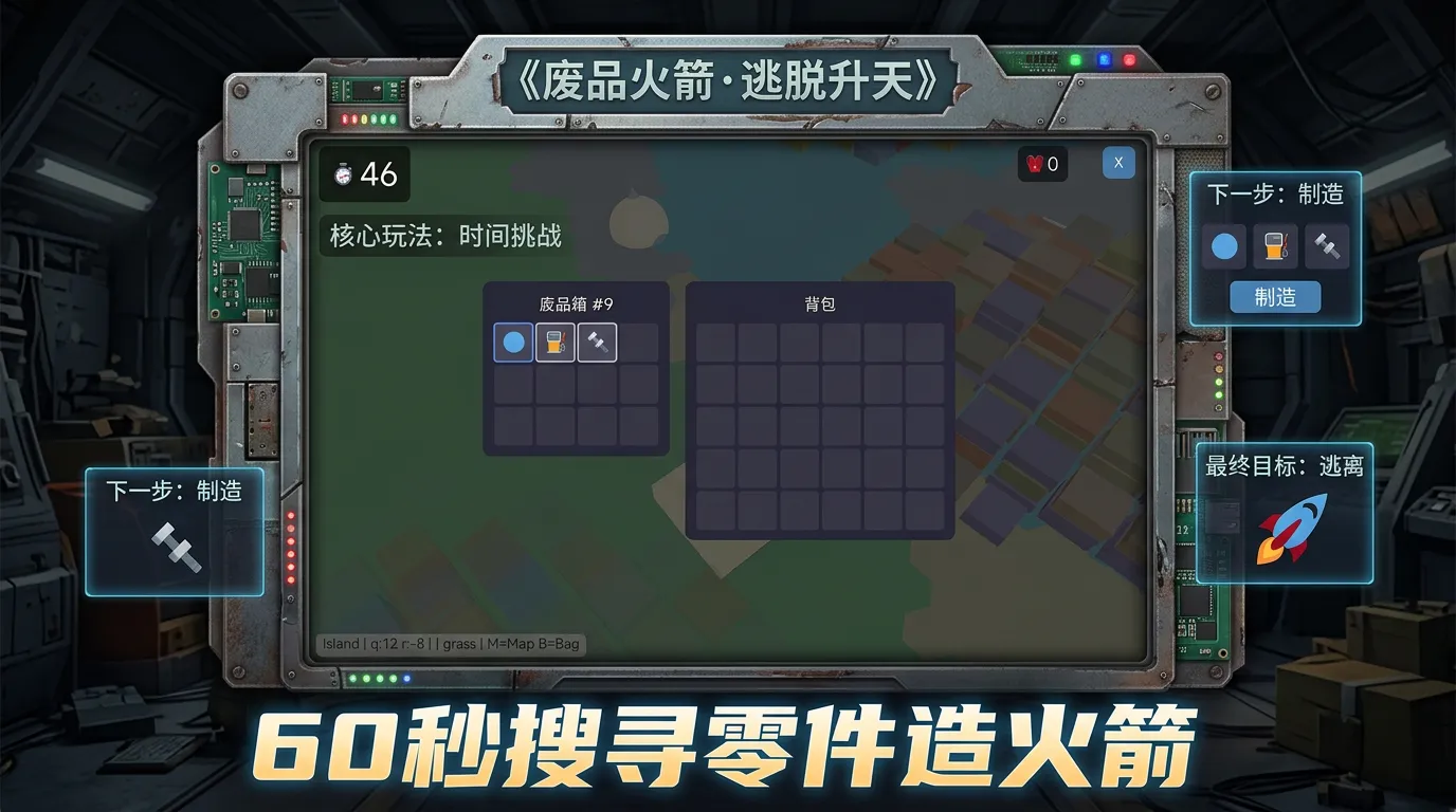 废品火箭逃脱升天截图1