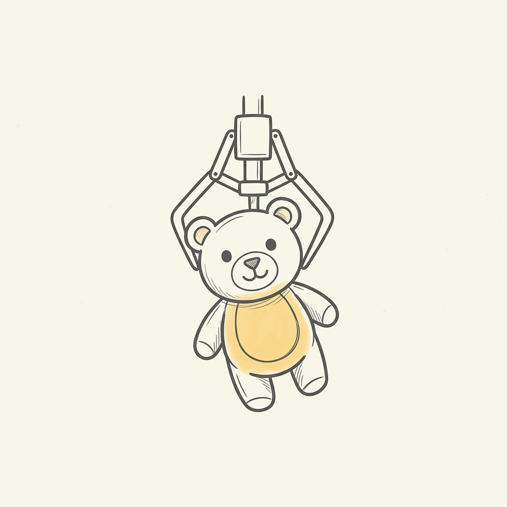 简笔画娃娃机