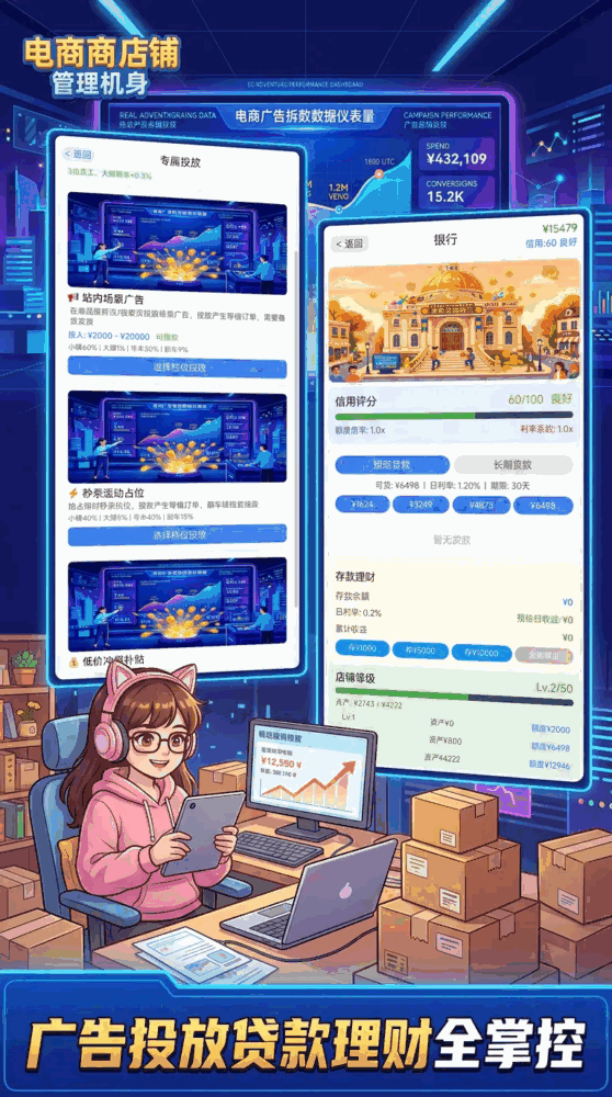 电商开网店模拟器截图1