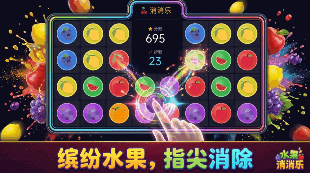 水果消消乐v3截图1